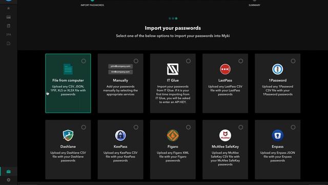 How to Import Passwords | Myki for MSPs смотреть онлайн