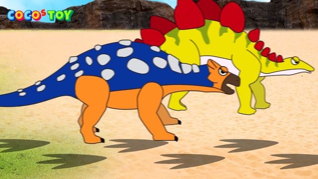 No one's brave from the startㅣdinosaurs cartoon for kidsㅣCoCosToy смотреть онлайн