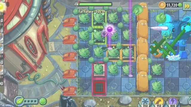 Plants Vs Zombies 2 But The Zombies Can Only Be Damaged By Cabbage Pult And Lawnmower | Far Future смотреть онлайн