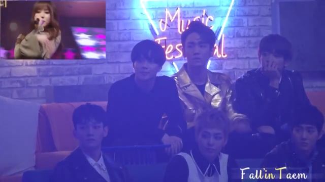 [FANCAM] 161231 EXO & SHINEE reaction to GFriend - ''So Hot'' @ MBC 2016 смотреть онлайн