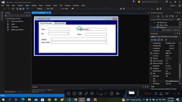 TabControl windows form application c# visual studio 2015 смотреть онлайн