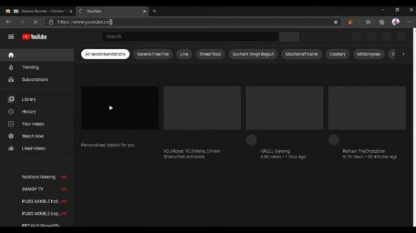 How To Google chrome  volume Booster