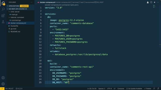 11 - Docker Compose (2160p with 30fps) смотреть онлайн