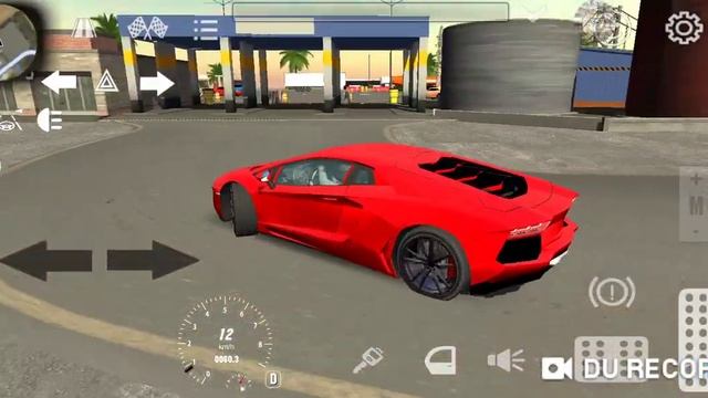 car parking Lamborghini Aventador red chrome painting смотреть онлайн