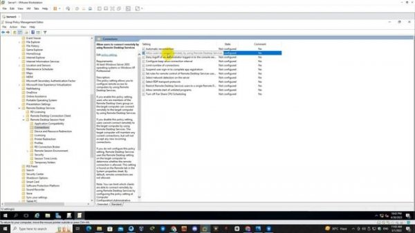 How To Enable Remote Desktop In GPO (Windows Server 16)