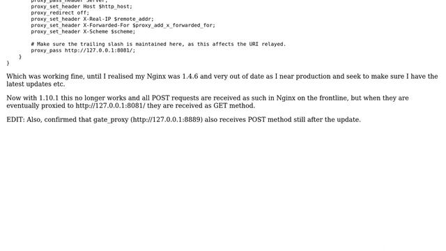 Nginx proxy by X-Accel changing method to GET смотреть онлайн