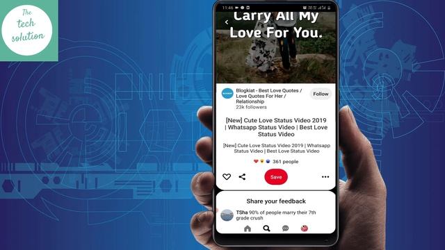 How To Download Pinterest Video & GIF Image in mobile Gallery | pinterest video saver смотреть онлайн