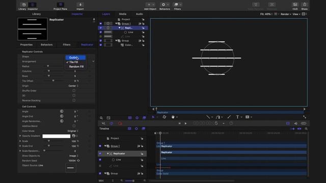 Видео №6: Анимация вспышки в Apple Motion