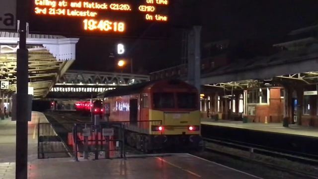 DB Schenker Class 60 60020 ‘The Willows’ departs Nottingham on 0M24 Immingham - Toton 10/10/2020 смотреть онлайн