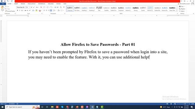 Allow Firefox to Save Passwords || Part 01 смотреть онлайн
