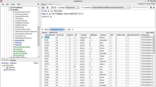 Developer Tools Screencast 2: LINQPad Part1 смотреть онлайн