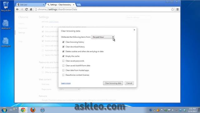 Clearing the Browser Cache in Google Chrome смотреть онлайн