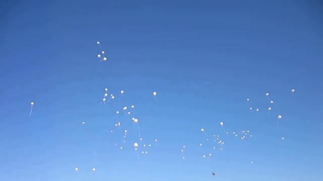 Флешмоб - запуск шаров в Кирове на День Романтики смотреть онлайн
