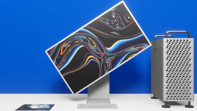 Apple Mac Pro created in Blender смотреть онлайн