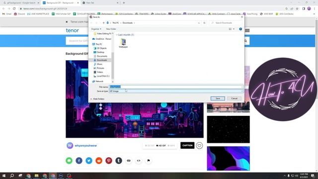 How To Add A GIF Background To Your Google Chrome Browser смотреть онлайн