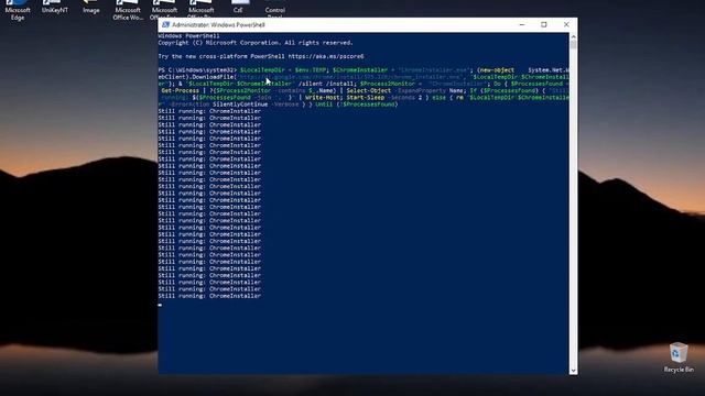 Install Google Chrome by Windows PowerShell смотреть онлайн