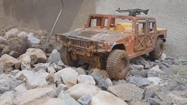 Восстановленный Humvee Бронированный Военный грузовик Армии США Hummer Jeep смотреть онлайн