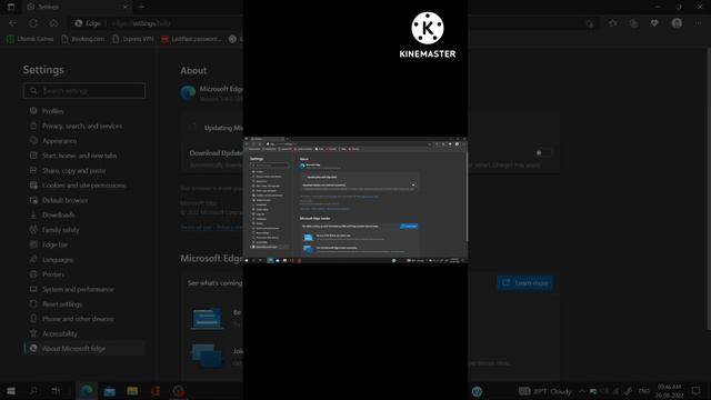 HOW TO UPDATE MICROSOFT EDGE 2022 / MICROSOFT EDGE NEW UPDATE 2022 смотреть онлайн