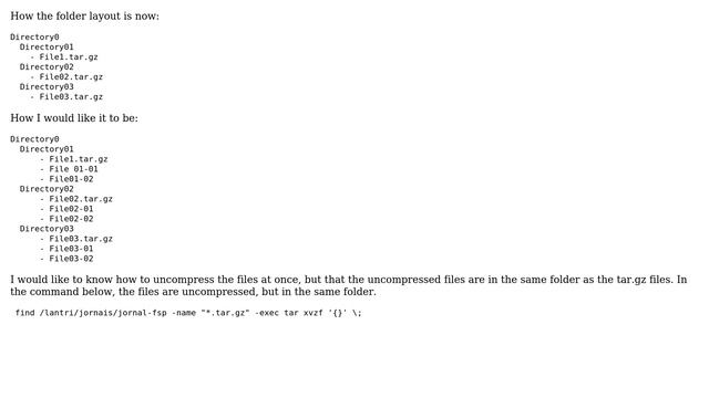 Uncompress multiple nested tar.gz files смотреть онлайн