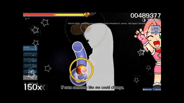 osu! Masayoshi Minoshima - Bad Apple[Normal] Rank S смотреть онлайн