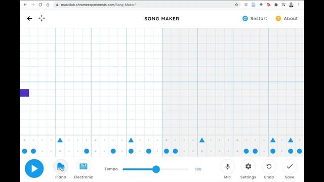 Creating a Drum Groove and Bass Line in Chrome Song Maker смотреть онлайн