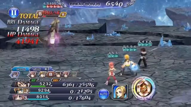 Dissidia Final Fantasy Opera Omnia [Abyss Battle] - Abyss Beta 3-9 (COSMOS Lv. 150) смотреть онлайн