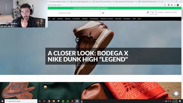 Live Cop : BODEGA x Nike Dunk High Legend! | *Ask If You Need Help* смотреть онлайн