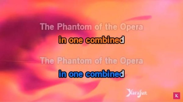 Phantom of the opera karaoke lower key (-3)