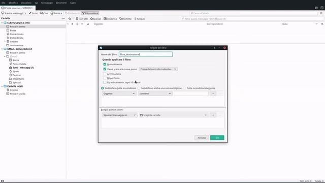 Filtri personalizzati su Mozilla Thunderbird смотреть онлайн