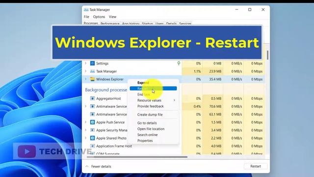Windows File Explore - How to fix file explorer lagging issue [TECH DRIVE] смотреть онлайн
