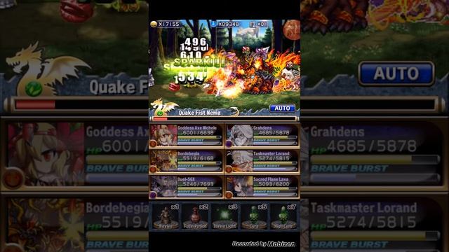 Brave Frontier Quake Fist Nemia level 4 Revenge! смотреть онлайн