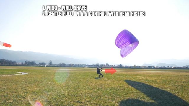 Paragliding tutorial Strong wind control POWER ZONE?! Ground handling tips смотреть онлайн
