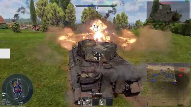 The strength of the Tiger family - War Thunder смотреть онлайн