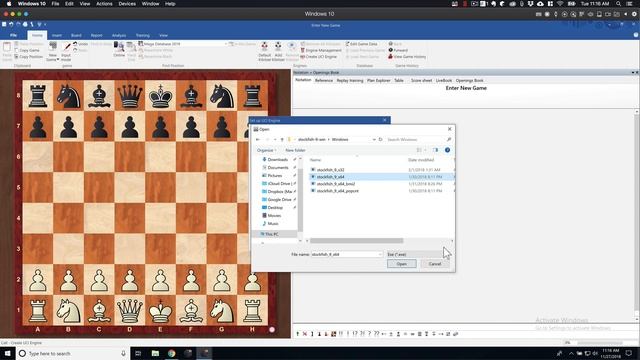 ChessBase 15 - How To Add The Stockfish Chess Engine смотреть онлайн