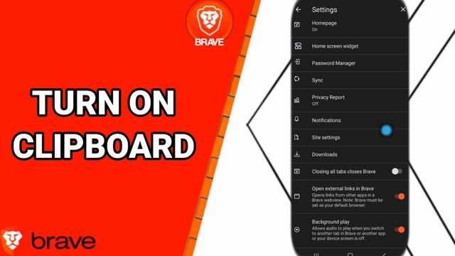 How To Turn On Clipboard On Brave Private Web Browser App смотреть онлайн