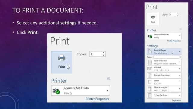 Lesson 13 - Printing Documents смотреть онлайн