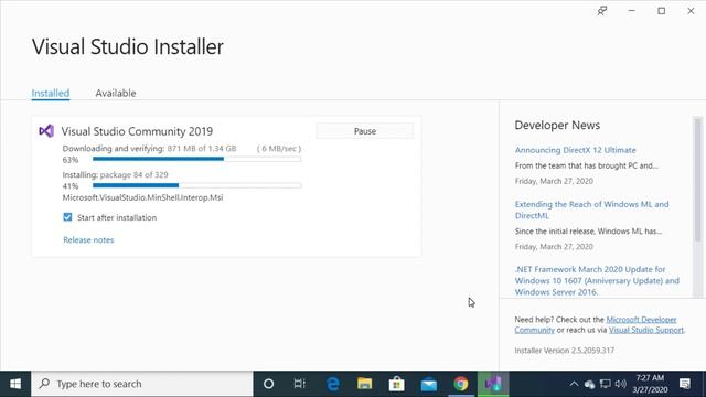 How To Download and Install Visual Studio 2019 Community. смотреть онлайн