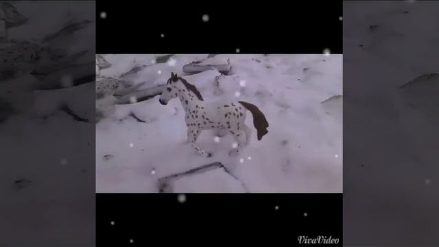 Papo фигурки аполузкая кабыла "Зимния прогулка" смотреть онлайн