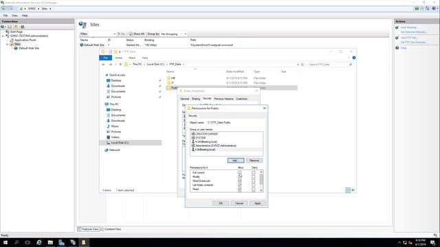 49-Install and Manage FTP Server on Windows Server 2016 Full смотреть онлайн