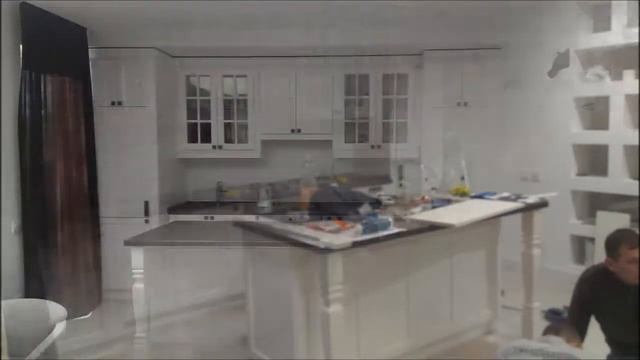 Кухня МДФ крашенный белый мат