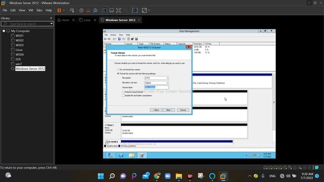 RAID5 en Windows Server 2012 con 3 discos смотреть онлайн