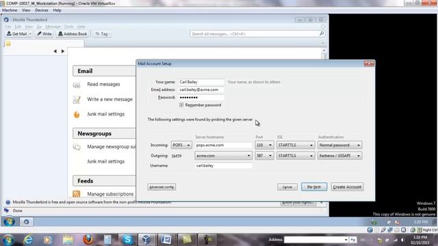 Setup Thunderbird for Secure POP + SMTP смотреть онлайн