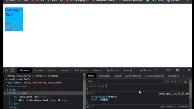 Chrome Developer Tool Tutorial | Lesson 11 #codewithhaiderali #developertooltutotial смотреть онлайн