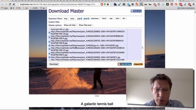 BSOTD, download multiple images / videos from a webpage смотреть онлайн