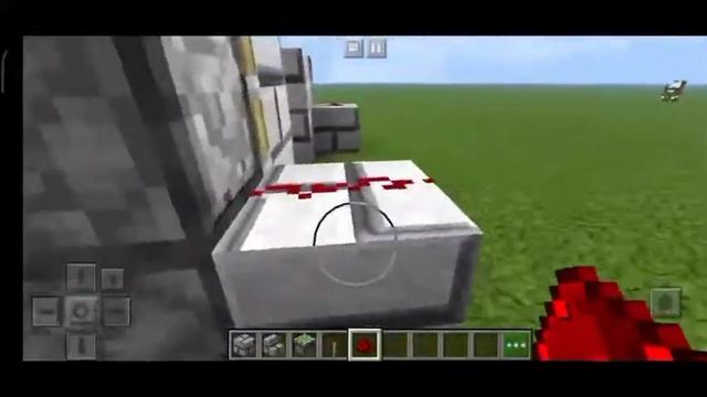 механическая дверь в майнкрафте || mechanical door in minecraft смотреть онлайн