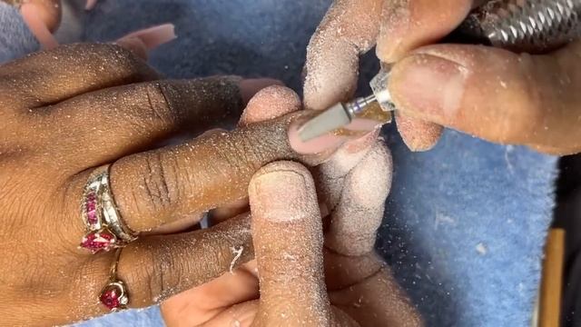 Tinh Yeu Nails | Cách Đắp và cắt bột - Đánh Chrome bóng смотреть онлайн