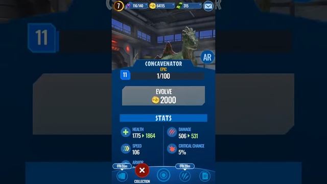 Jurassic World Alive - Concavenator special event смотреть онлайн