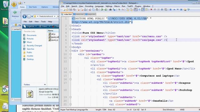 Tutorial: creating a pure CSS menu part 7 of 7 смотреть онлайн
