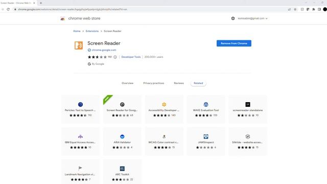 Screen Reader Chrome Web Store Google Chrome 2022 10 06 23 49 56 смотреть онлайн