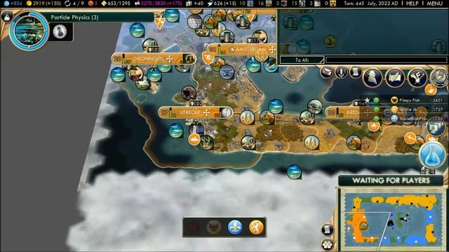 Civ 5 BNW Multiplayer as The Netherlands #17 - THE END смотреть онлайн